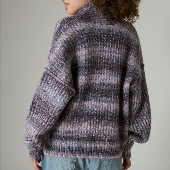 Lucky Brand Purple Knit Cardigan - Picture 4 of 8